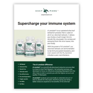 d-Lenolate Olive Leaf Extract Brochure FREE