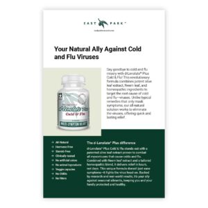 d-Lenolate Cold & Flu Brochure